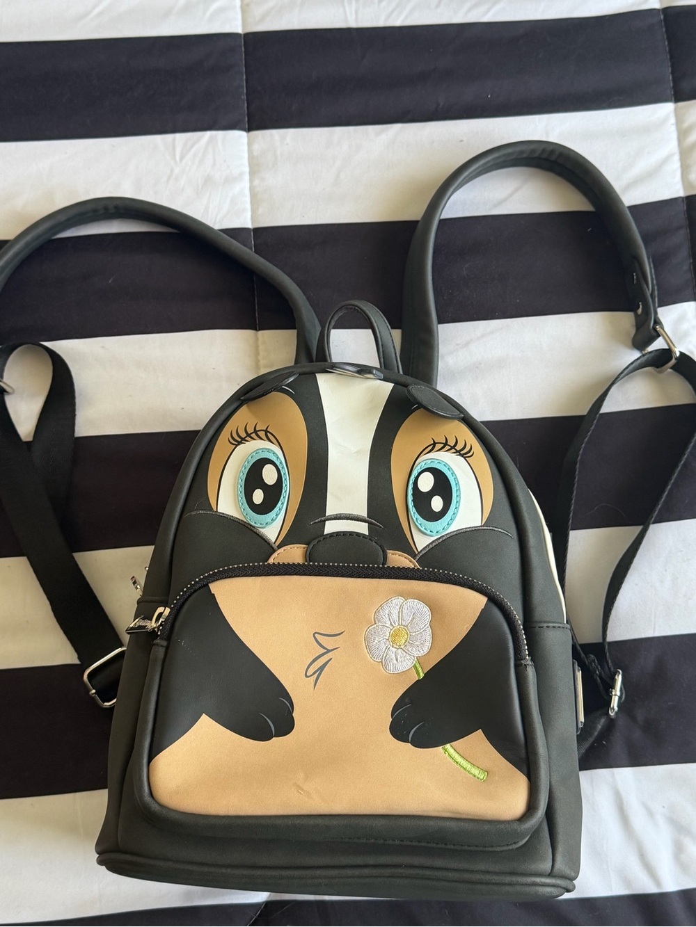 Disney loungefly Bambi Flower mini backpack *missing tail* - Picture 1 of 3